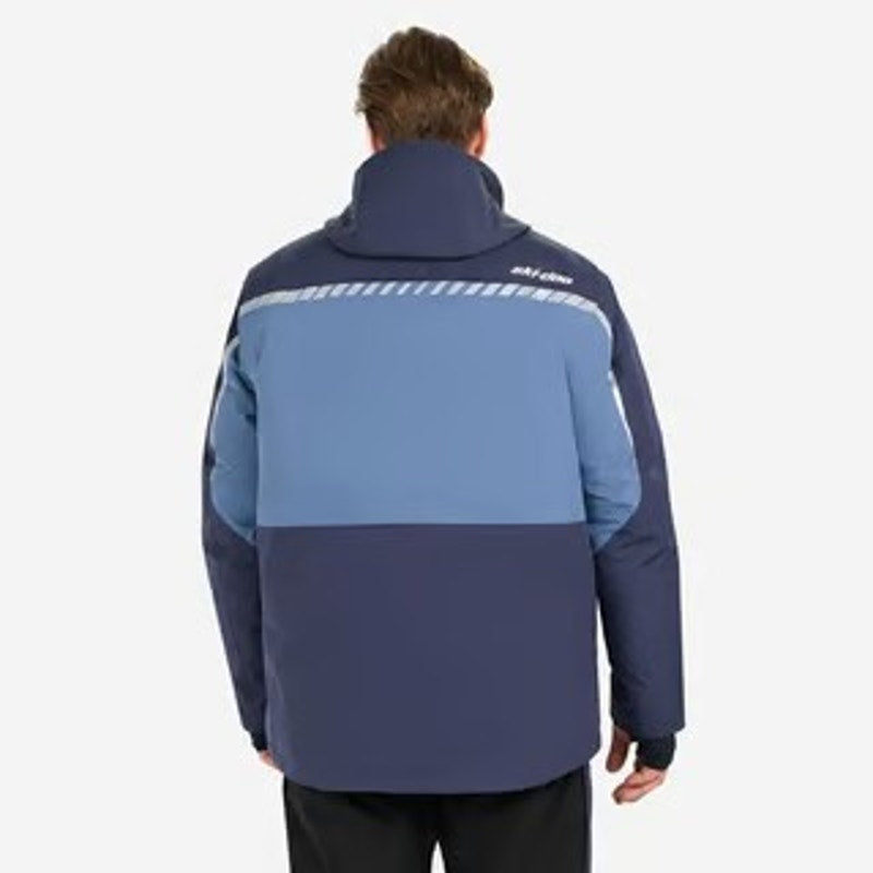 New Ski-Doo Mens Navy Blue Absolute 0 Jacket Radiant Core Insulated Temp Coat