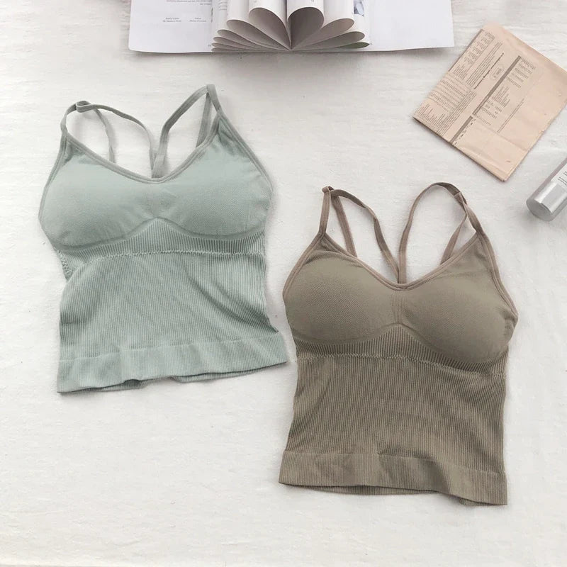 Sexy Cotton Push Up Tank Top