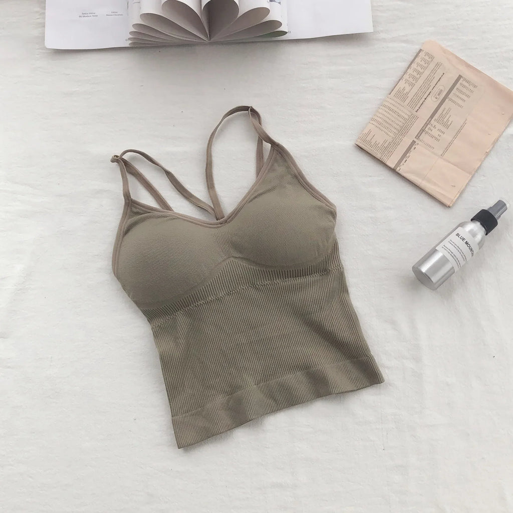 Sexy Cotton Push Up Tank Top