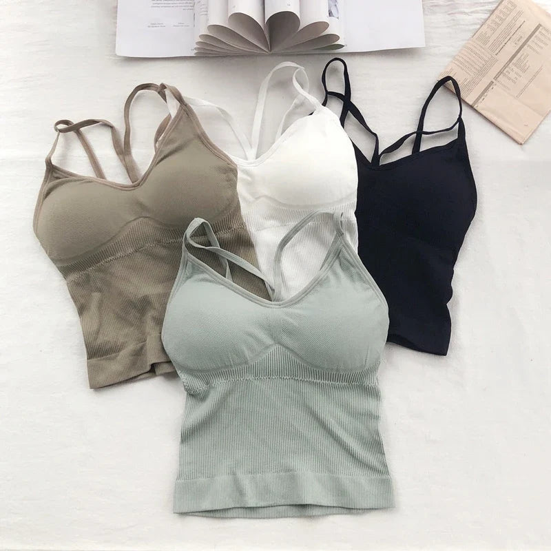 Sexy Cotton Push Up Tank Top