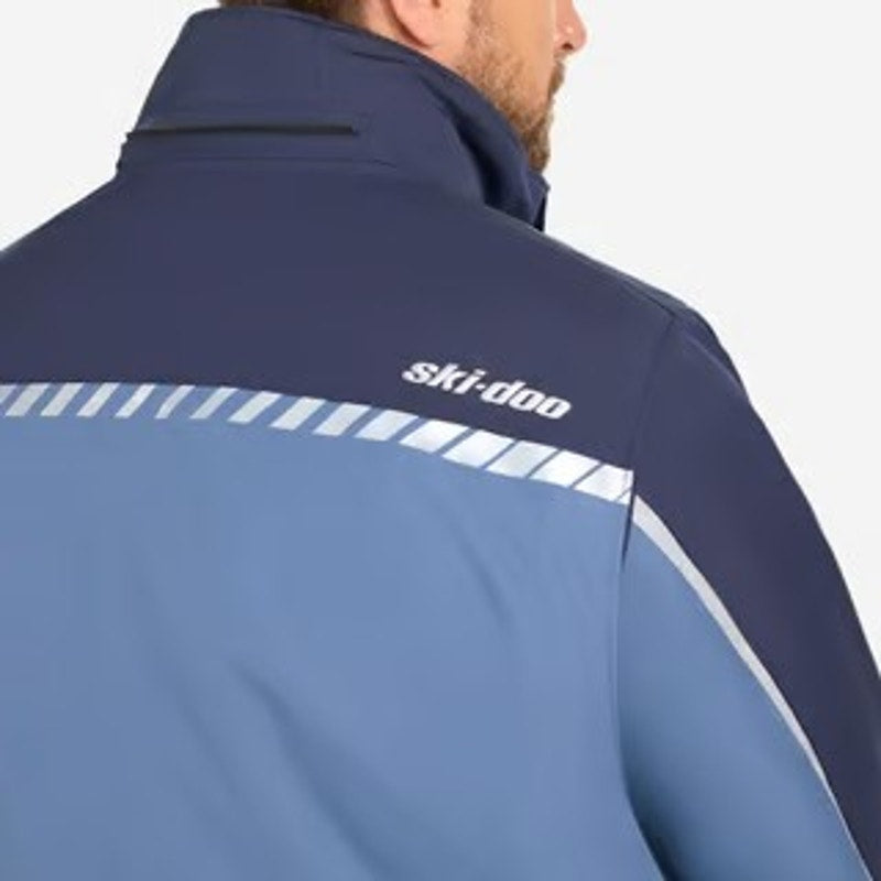 New Ski-Doo Mens Navy Blue Absolute 0 Jacket Radiant Core Insulated Temp Coat