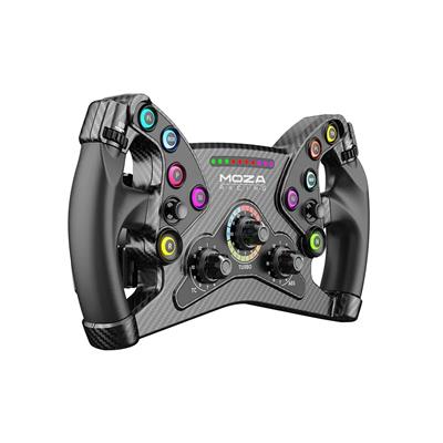 GTR Simulator Simulator Accessories, MOZA KS Steering Wheel, 300mm Butterfly Style GT Wheel, Carbon - RS047