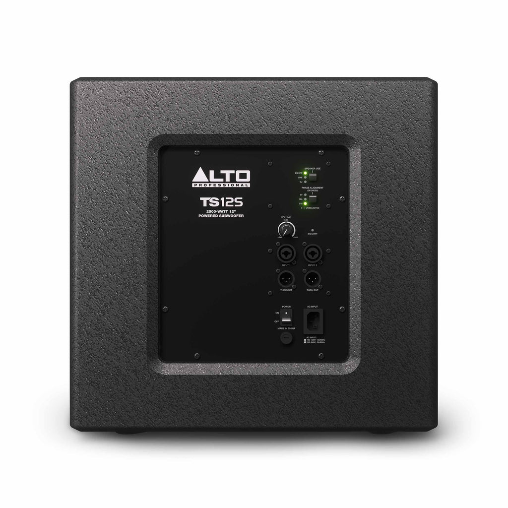 Alto TS12S - 2500-Watt Powered Subwoofer with a 12" Driver