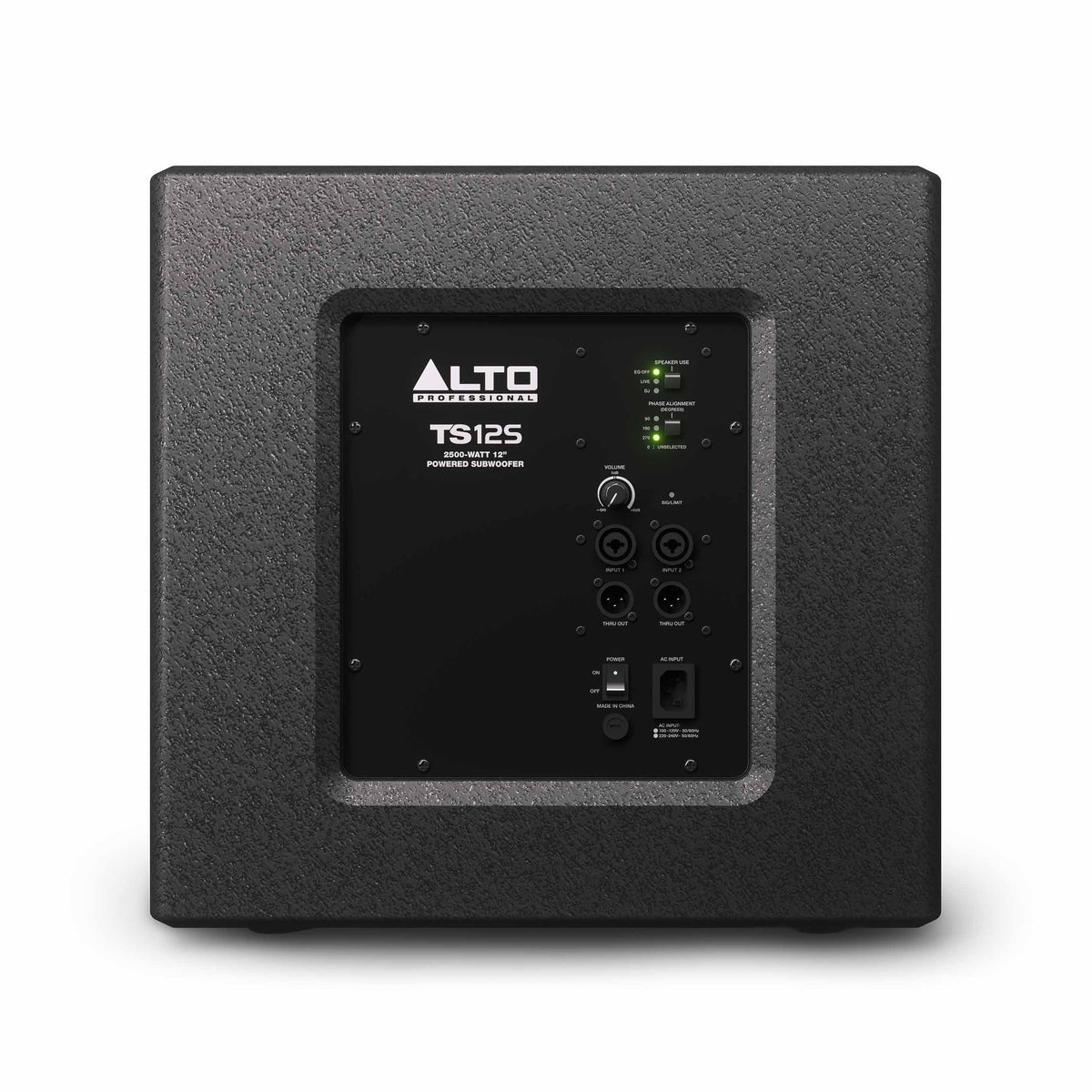Alto TS12S - 2500-Watt Powered Subwoofer with a 12" Driver